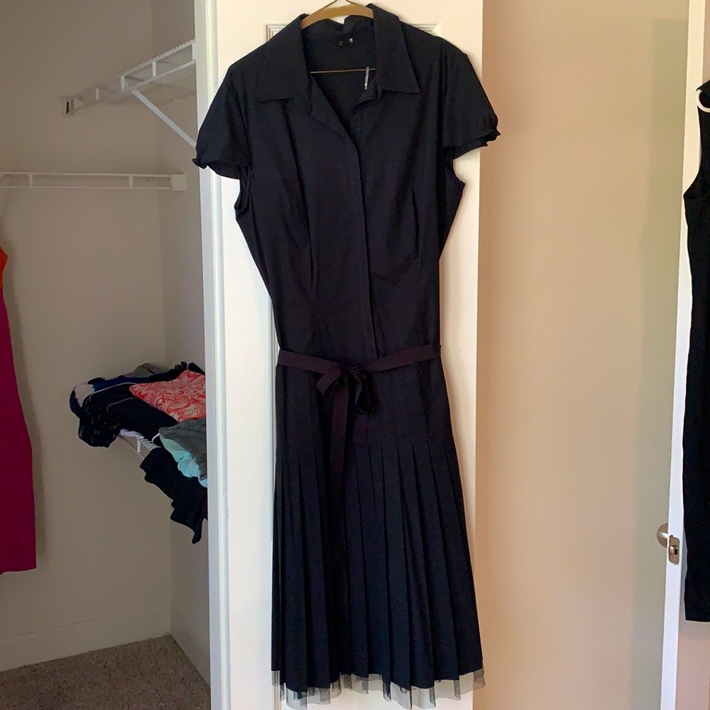 Tahari black dress